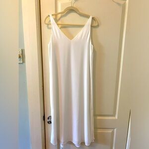 Aritzia Babaton long white flowy dress XS